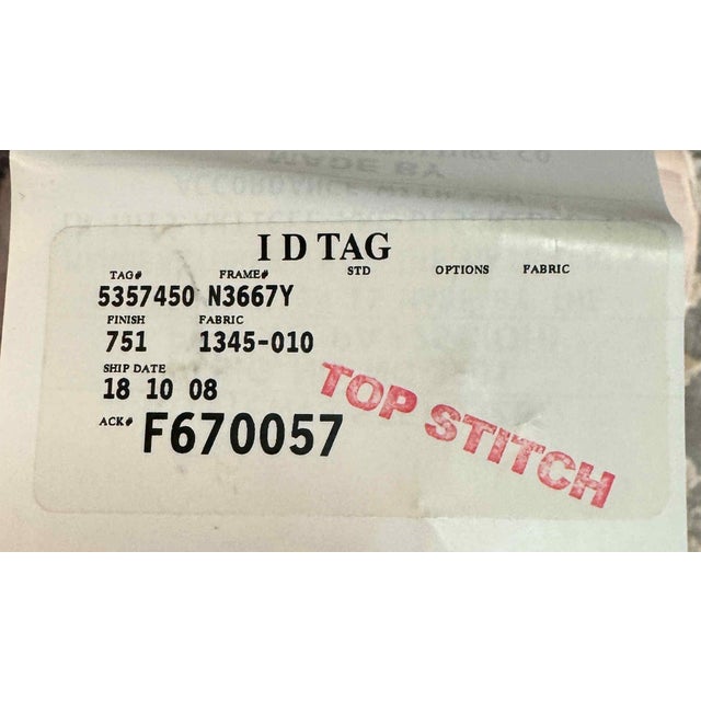 Contemporary Bernhardt Interiors 3-Seat Sofa For Sale - Image 16 of 16