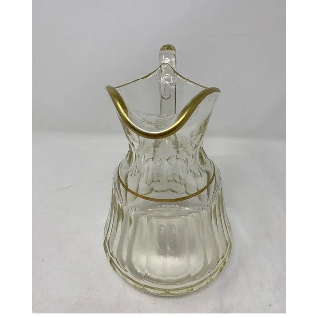 Antique Crystal Pitcher For Sale - Image 4 of 7