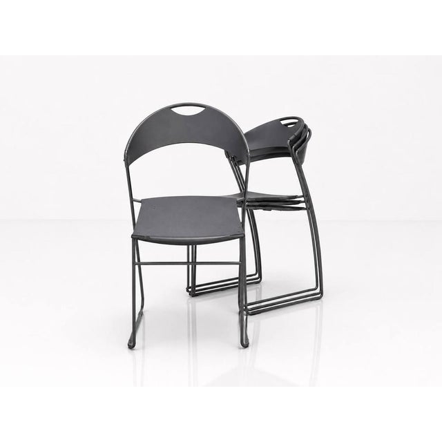 Postmodern Juliette Stacking Chair by Hannes Wettstein for Cerruti Baleri, Italy, 1980s For Sale - Image 6 of 11