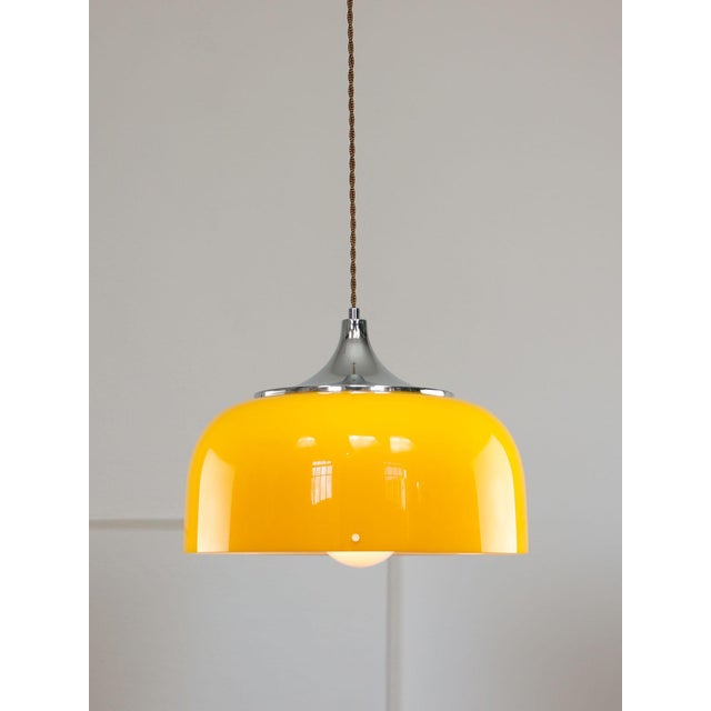 Space Age Yellow Pendant from Guzzini, 1970s For Sale - Image 17 of 18