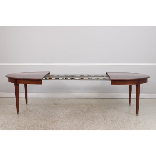 Wood Harden Directoire Style Cherry Dining Room Table For Sale - Image 7 of 14