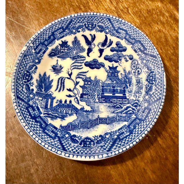 Mid 20th Century Blue Willow Childs Tea Set Dishes - 11pcs For Sale - Image 4 of 12
