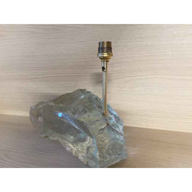1930s Art Deco Cut Glass Table Lamp by Jean-Michel Frank, 1930s For Sale - Image 5 of 10
