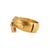 Modern Vintage 18k Yellow Gold Criss-Cross Hammered Wide Bold Statement Bangle Bracelet For Sale - Image 3 of 8