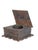 Mid 20th Century American Folk Tramp Art Carved Wood Box With Geometric Lid For Sale - Image 10 of 13