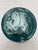 Green Vintage Art Glass Vessel or Ashtray For Sale - Image 8 of 9
