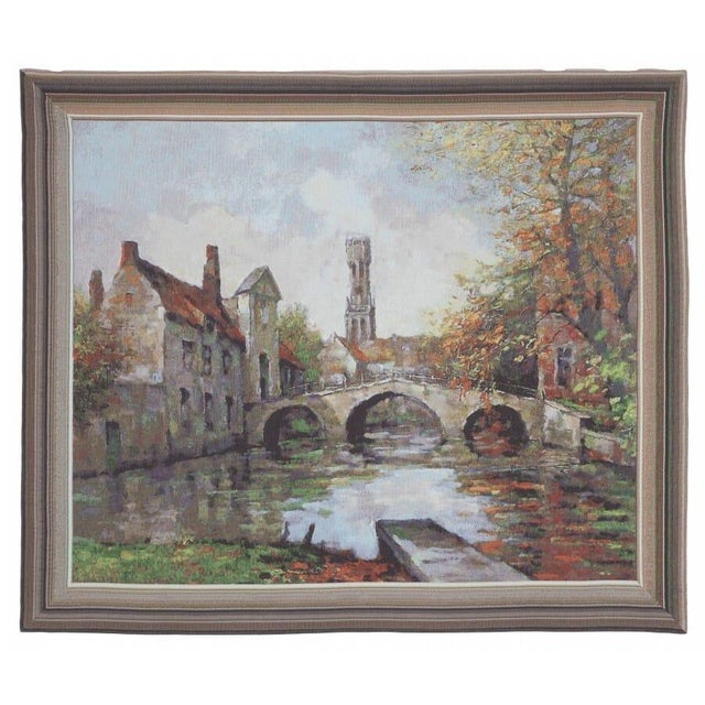 This beautiful tapestry is woven on a jacquard loom by skilled weavers, keeping alive the centuries old tradition of...