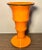 1930’s Czechoslovakia Art Deco Tango Glass Footed Trumpet Vase For Sale - Image 4 of 7