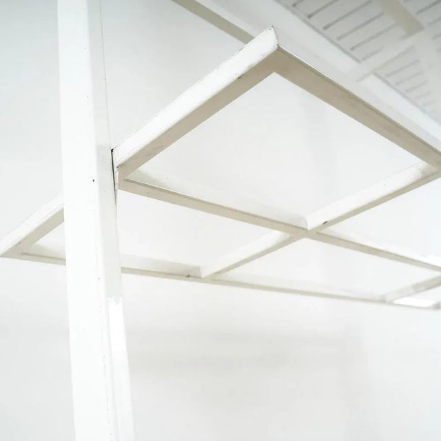 Vintage White Clothes Rack For Sale - Image 12 of 13