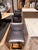 Artistic Frame Metallic Indigo Leather Counter Stool For Sale In West Palm - Image 6 of 6