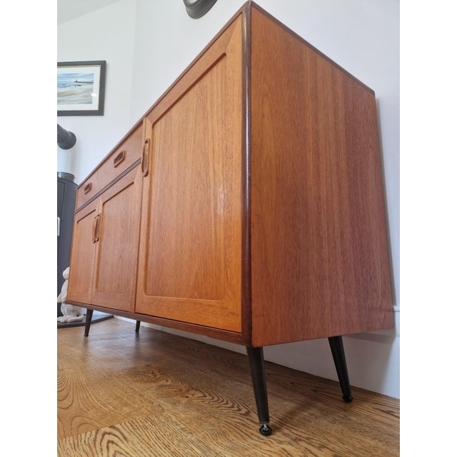 Mid-Century Teak Fresco Sideboard with Black Metal Legs from G Plan, 1960s For Sale - Image 10 of 16