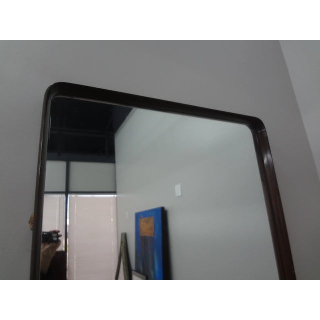 1960s Italian Modern Walnut Mirror Designed by Ico Parisi For Sale - Image 12 of 13