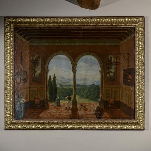 View from the 1900s, Oil on Canvas, Framed For Sale - Image 3 of 7