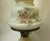 Vintage Victorian "Gone With the Wind" Floral Milk Glass Hurricane Parlor Lamp For Sale - Image 14 of 16