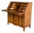 Oak Slant-Front Bureau Writing Desk With Storage Mid-Century Modern 1970s For Sale