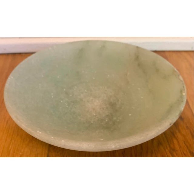 Mid-Century Modern 1980s Vintage Alabaster Plate For Sale - Image 3 of 7