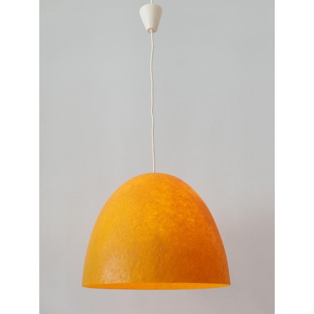 Mid-Century Modern Fiberglass Pendant Lamp, 1970s For Sale - Image 9 of 18