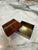 1960s Tommaso Barbi Vintage Burl Wood & Brushed Metal Box For Sale - Image 5 of 10