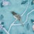 SAMPLE - Schumacher x Mary McDonald Les Oiseaux Panel Set In Blue Turquoise For Sale In Charlotte - Image 6 of 7