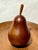 This is a wonderful, mid century wood standing fruit bowl, with hand carved wood fruit. There are four pieces of hand...