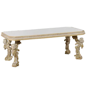 1920s Italian Mirrored Top Coffee Table