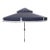 Milan 9 Ft Double Top Umbrella - Navy/White For Sale