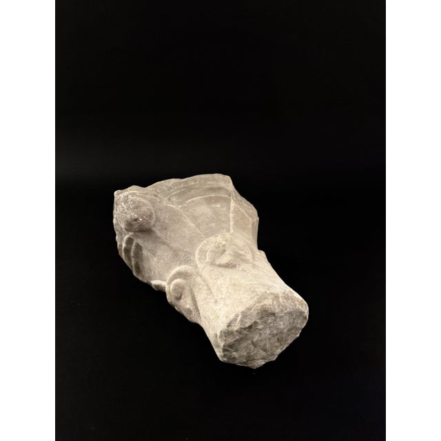 12th Century Italian Romanesque Marble Capital Fragment For Sale - Image 10 of 15
