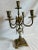 Pair of Candelabras - Mid 20th Century Brass, Copper & Onyx For Sale In Austin - Image 6 of 10