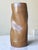 Stoneware roller vase / Puisaye, signed Hurtault. Height 30 cm Diameter 11.8 cm at the base This piece has an attribution...