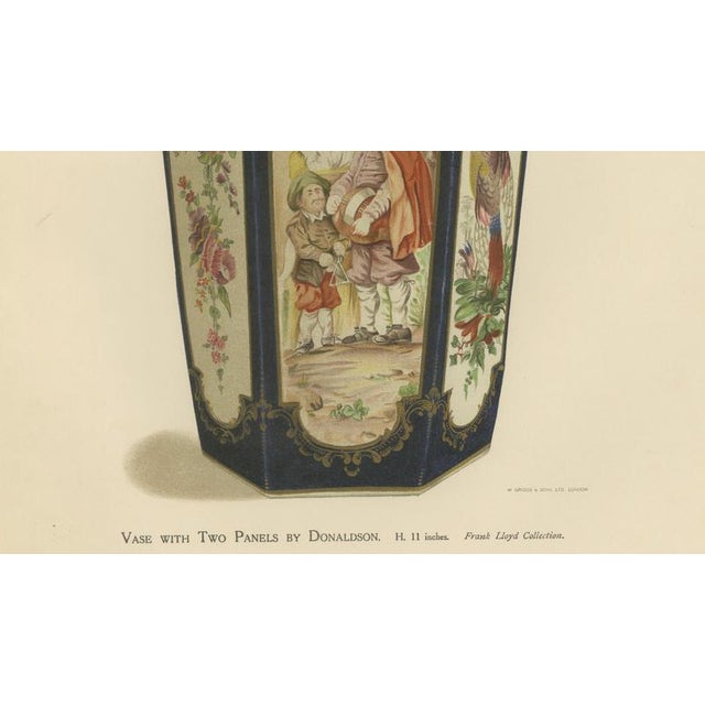 Worcester Porcelain Vases by Donaldson, 1910, Set of 2 For Sale - Image 6 of 12