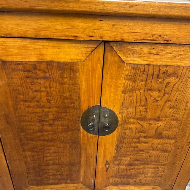 Chinese Elmwood Wedding Cabinet, 19th Century For Sale - Image 10 of 11