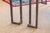 Industrial Vintage Roche Bobois Travertine and Steel Floating Rectangular Console Table For Sale - Image 3 of 6
