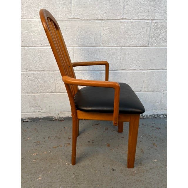 Set of Six Mid-Century Teak Dining Room Chairs For Sale - Image 11 of 18