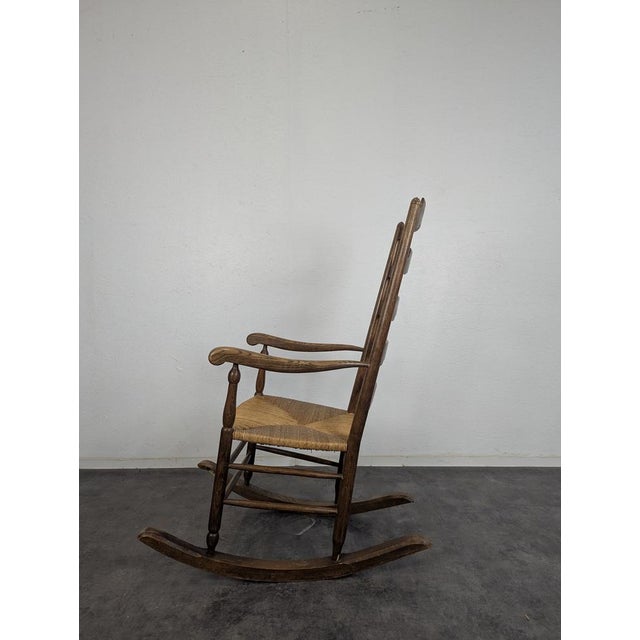 Brutalist Vintage Brutalist Rocking Chair For Sale - Image 3 of 6