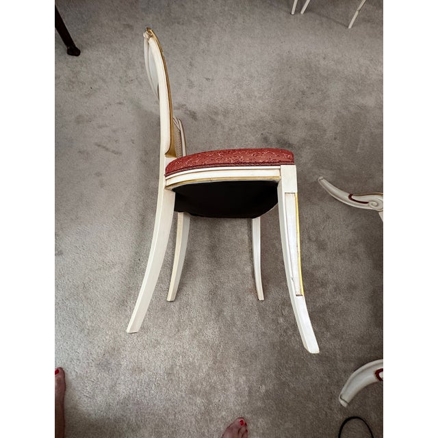 100% Made in Italy SIDE CHAIRS Dining Room VENICE For Sale - Image 4 of 8