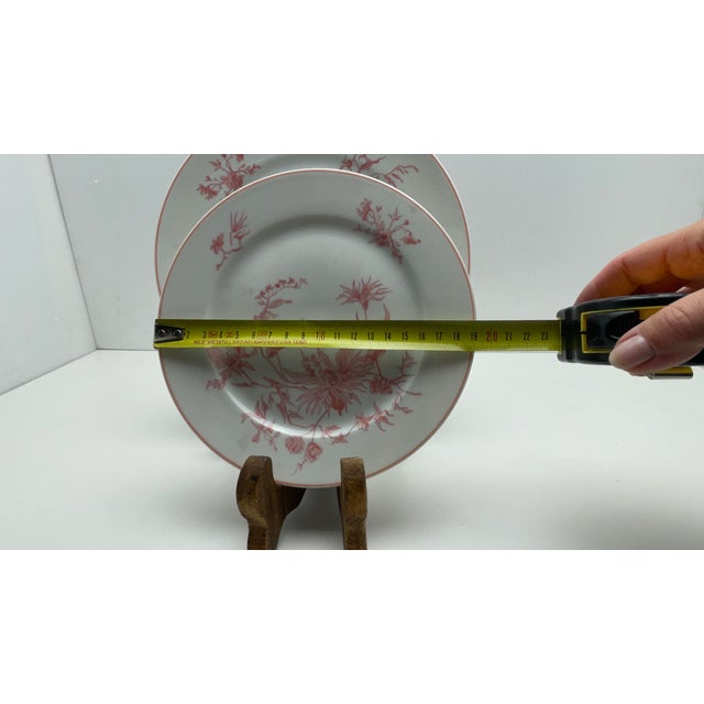 Vintage Limoges Hard Porcelain Plates by Georges Boyer, 1960s, Set of 12 For Sale - Image 6 of 9