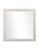 Contemporary Fleur Home Carnival Chaos Square Mirror in White Dove, 36x36 For Sale - Image 3 of 3