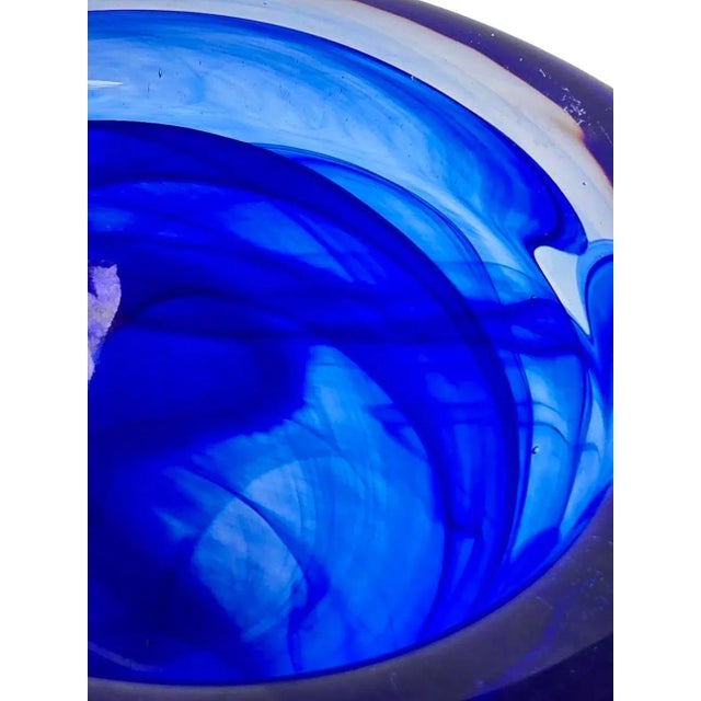 1970s 1970s Kosta Boda Art Glass Atoll Bowl Designed by Anna Ehrner For Sale - Image 5 of 11