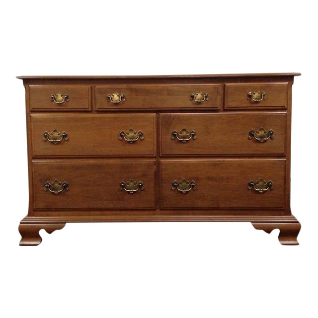 Ethan Allen Heirloom Maple 7 Drawer Dresser Chairish