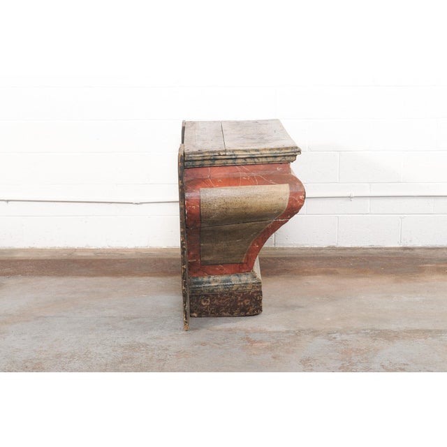 18th C. Brazilian Console With Original Paint For Sale In Atlanta - Image 6 of 13