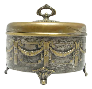 Austro-Hungarian Art Nouveau Sugar Bowl, 1890s
