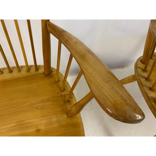 Set of Cherry Wood Armchairs by Albert Haberer, 1950s For Sale - Image 12 of 17