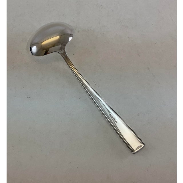 1980s Silver Plated Sauce/Gravy Ladle, Leighton. For Sale In New York - Image 6 of 13