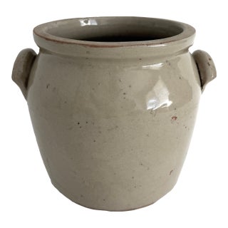 French Stoneware Confit Pot #4 For Sale