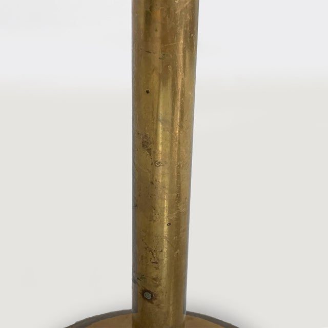 Italian Art Deco Brass Floor Lamp, 1940s For Sale - Image 11 of 14