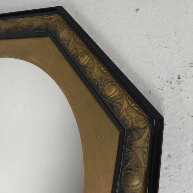 Art Nouveau 8-Sided Mirror, 1920s For Sale - Image 6 of 11