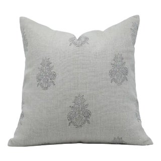 Fabdivine Throw Pillow Cover 24x24 Inch Handmade Cushion With Block Print-Cocroach For Sale