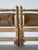 Vintage Coastal Organic Pickled Ash & Woven Rush Twin Headboards – Pair For Sale - Image 10 of 12