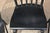 American Vintage S Bent Bros Hitchcock Style Black Stenciled Dining Chairs Set of 4 For Sale - Image 3 of 18