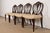 English Baker Furniture Style Georgian Carved Mahogany Shield Back Side Chairs or Dining Chairs, Set of Four For Sale - Image 3 of 10